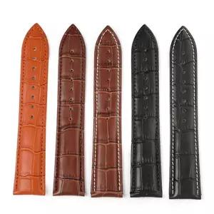 패션 소가죽 시계 스트랩 밴드 교체 남성 여성 시계줄 pDZ7+9rJS