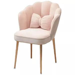 화장대 등받이 꽃잎 공주 벨벳 가죽 럭셔리 메이크업 고정 양털 침실