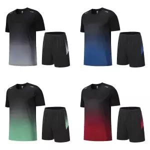 투톤반팔반바지세트 빅사이즈 운동복 작업복 남성용 ssX8+8uQW