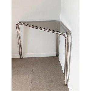 삼각형 코너 테이블 협탁 코너책상 소파 서재 울트라 인스타 사이드 감성인테리어 콘솔 구석