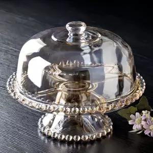 북유럽 커피색 돔 뚜껑 디저트 파티 케이크돔 덮개