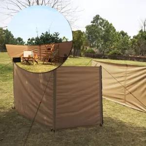 N3106 듀얼 윈드 스크린 가림타프 베이지타프 천막 사각타프 그늘막 타프 대형텐트 캠핑 캠핑용 고급 튼튼