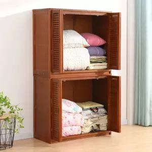 낮은 이불장 미니 원룸 조립식 프레임 슬라이딩 장농 캐비닛 수납