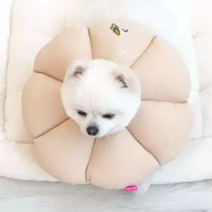 강아지 쿠션 넥카라 베이지 1P 깔대기 면카라 수술 tPF1+3XOi