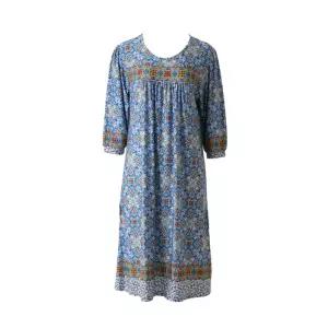 매장정품 신영와코루 폴리스판 보더프린트 홈웨어 원피스 WGN370W 1839982