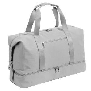 여성용 오이히프트 위켄더 가방 - 신발 수납공간이 있는 21인치 대형 여행용 더플백 2종 세트, 튼튼한 캔버스 가죽 휴대용 오버나이트 토트