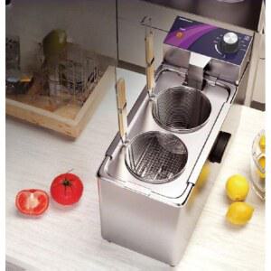 전기 해면기 면 업소용 소면 식당 2구 대량 국수 기계 면탕기 삶는 휴게소 우동 라멘 냉면