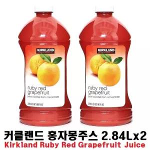 co커클랜드 시그니춰 홍자몽주스 2.84Lx2병 쥬스 음료 음료수 과일 과일수