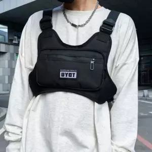 으로 체스트 익사이팅스포츠백 백 매는가방백 이팅 라이딩가슴 테크웨어 매는조끼가방 마라톤 오토바이 앞