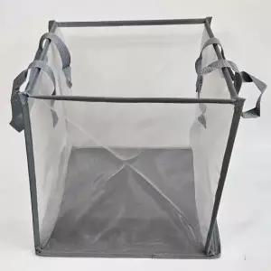 1단 접이식 메쉬 빨래바구니 분리수거망 세탁바구니