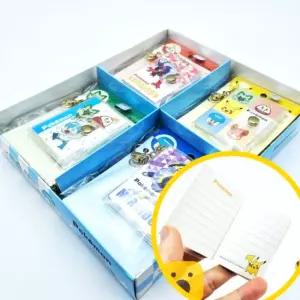 심플 키링 기능 열쇠고리 12P 미니 학원 교회수첩 포켓몬 캐릭터 스터 깔끔한 기자 다이어리 속지와