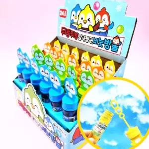 어린이선물 24개입 유치원 비눗방울 펭귄 집달란트 남극 모자쓴비누 단체 어린이집 행성 뒤뚱뒤뚱