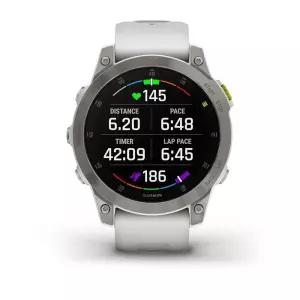 Garmin epix Gen 2, 프리미엄 액티브 스마트워치, 건강 및 웰빙 기능, 터치스크린 AMOLED 디스플레이, 고급