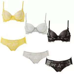 비너스 VENUS E컵오르화 보타닉 엣지 포인트 브라 햄팬티세트OBR5935EOPT5935H 488596