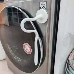 66mm 세탁기 드럼세탁기 건조기 문 고정 홀더 도어 클립 환기용 닫힘 방지 환기 자바라 자석 스토퍼