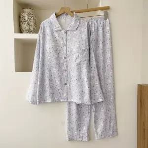 엘럽 면 가을 봄 카디건 캐릭터 세트 잠옷세트 파자마 패드 커플 긴팔 박템3