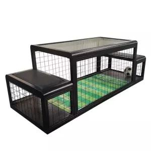 테이블발축구 좌식 풋볼 실내 2인용 조명 스팟 오락실 시트