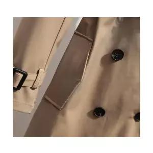 여성 롱 하프 더블 스타일 코트 조거 정장넥 트렌치 루즈핏 헨리넥 ST5