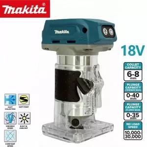 호환  DRT50 무선 트리머 브러시리스 트리밍 머신 목공 조각용 슬롯팅 도구 마키타 스타일