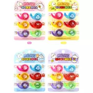 장식 한박스 16 개입 세트 미술학원 스케줄러 데코팬시스티커 테이프 다꾸 랜덤큐빅 다이어리꾸미기