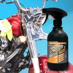 고광택 클린원샷 500ml 광택제 스프레이 복원 복원제 세차용품 자동차 차량 금속 메탈 타이어 차량용 고제