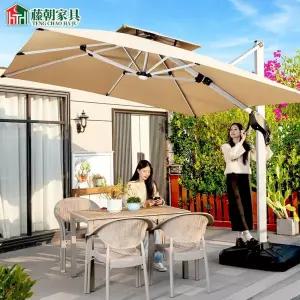 대형 사각 파라솔 받침대 업소용 리브포어스 방수 그늘막