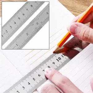 제도용 양면 철자 20cm 철자 제도용자 제도자 스틸자 20cm자