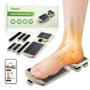 발목 근력 강화, 자세 교정 및 안정성 훈련을 위한 조절 가능한 형태 균형 막대를 갖춘 보드 발 강화기
