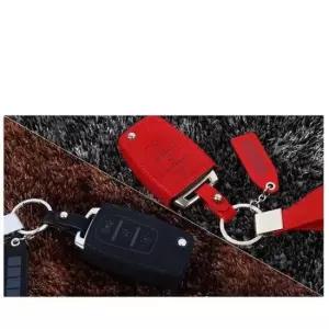 [CAR] 쌍용 티볼리 스웨이드 자동차 차키 홀더 블랙