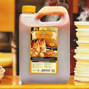 스위트 칠리소스 5L 1개 업소용 대용량 샤브 용소스 튀김 월남쌈 매콤달콤 맛있는 새우 가성비좋은 식자재