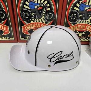 여름용오토바이헬멧 스냅백헬멧 하이바 모자헬멧 타입A 클래식 빈티지 고강도 슈퍼커브