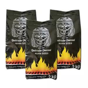 숯의 제왕 케브라초 천연참 1박스 6팩 12kg 바베큐 구이 그릴용 고기 불그릴 야외용불 참숯 그릴참 바베큐