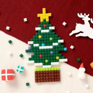 LED미니트리 디폼블럭8mm성탄 놀이 조립완구 재미있는 장난감