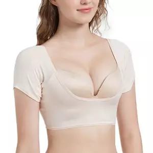 여자 겨땀 패드 가슴 볼륨업 보정 내복 숏탑 크롭탑 wCj7+7Amd