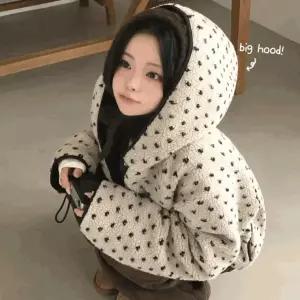 콩이 뽀글이 양면 후리스 점퍼