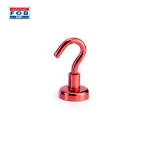 포비 칼라 고리자석 후크 네오디움 대형 빨강 벌크형