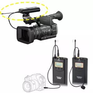멀티채널 무선마이크 송수신기 세트 방송촬영 1인장비 개인 게임 인터넷 방송용 음향기기