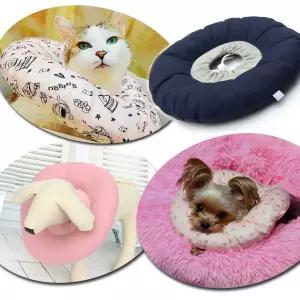 쿠션넥카라 M(중) 넥카라 넥칼라 쿠션넥카라 애견꼬깔 애견갈때기