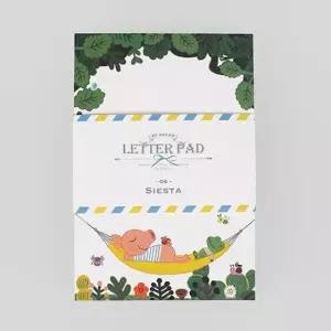 레터패드 06 (씨에스타) 굴리굴리 2개묶음 편지지패 디자인메모장 메모패드