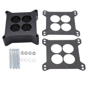 YUCHENSHLP 카뷰레터 개스킷, 1인치 포트 페놀 카뷰레터 스페이서 4bbl SBC BBC BB, 포드용 홀리 SB 쉐보레에 적합