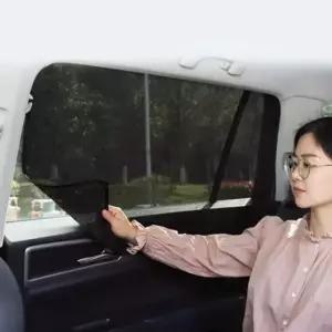 [CAR] 마그네틱 메쉬 햇빛가리개 승용 4p 1set 자석 부착