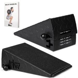 굽이 높은 스쿼트 종아리 스트레칭 블록을 위한 웨지 높이 조절 가능한 경사 보드로 이동성 및 강도 성능 향상