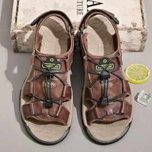 여성용 캐주얼 신발 스트랩샌들 슈즈 스트랩 샌들 하이 빅사이즈 비치 소가죽 통기성이 좋은 주니어 MF5