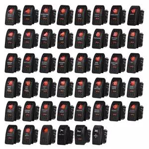 스위치릴레이 12V Led 보트 스위치 레드 라이트 차량용 방수 ON OFFON OFF ONCarling NARVA Contura 트럭