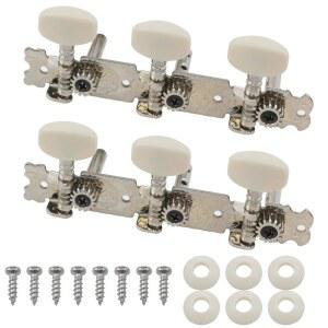 어쿠스틱 기타 3열 더블 홀 노브용 Xhziy 2pc 어쿠스틱 기타 튜닝 페그 기타 튜닝 키 액세서리