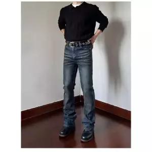 남성 빈티지 가을 나팔바지 청바지 와이드핏 슬림핏 루즈핏 로우 스판 SPO마켓3