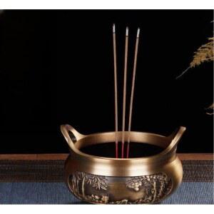 미니 분향로 황동 향로 거치대 스틱 꽂이 인센스홀더 가정용 홀더 불당 향꽂이 법당 인센스