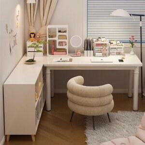 ㄱ자형 책상 공간 코너형 기역 컴퓨터 모서리 학생 데스크