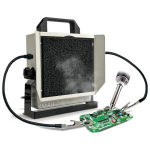 지오페트루 솔더 스모크 흡수기, 다기능 흄 추출기, 브래킷이 클립 적합한 2개의 있는 가능한 팬, 납땜에 PCS 작업 납땜, 틸트 추출기 포함 보조