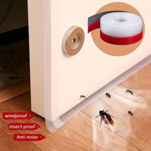 하단 밀폐 스트립 방풍 창문 고무 테이프 자가 윈드실드 방진 접착